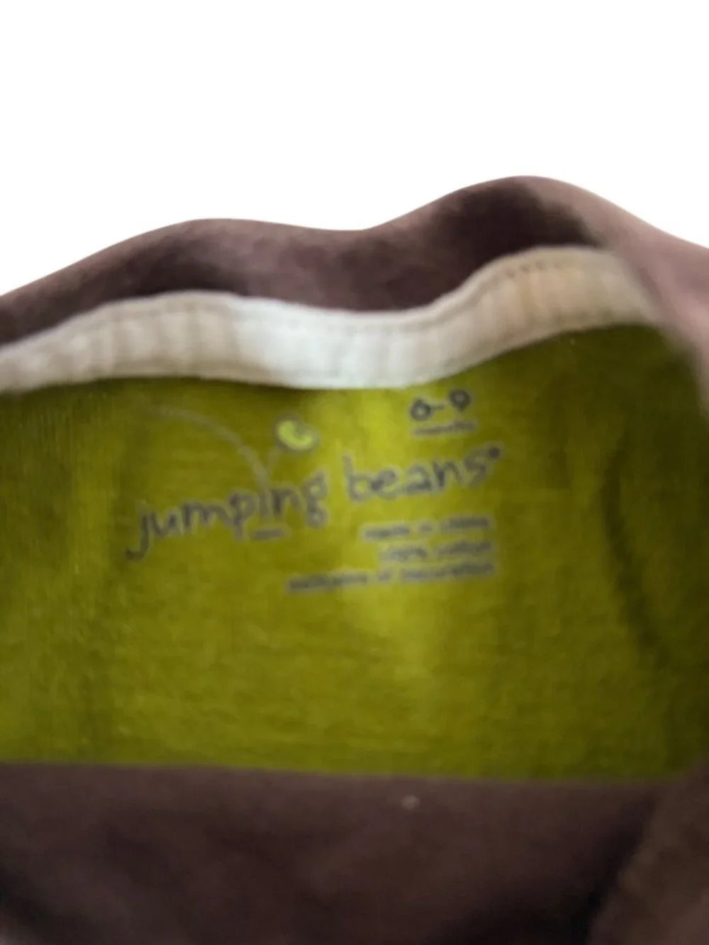 Jumping Beans Boys infant Baby Size 6 9 months Romper 1 pc short outfit Green Br